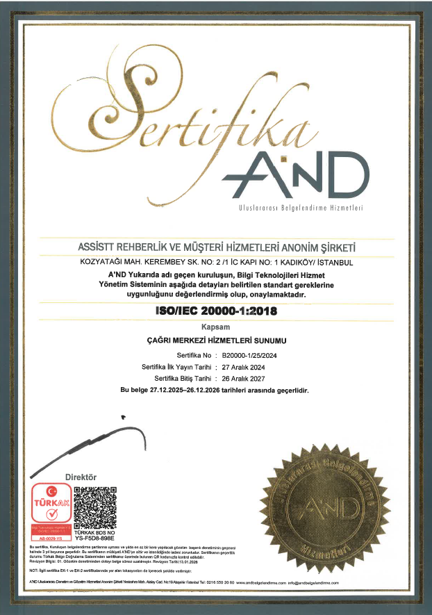 İSO - 20000